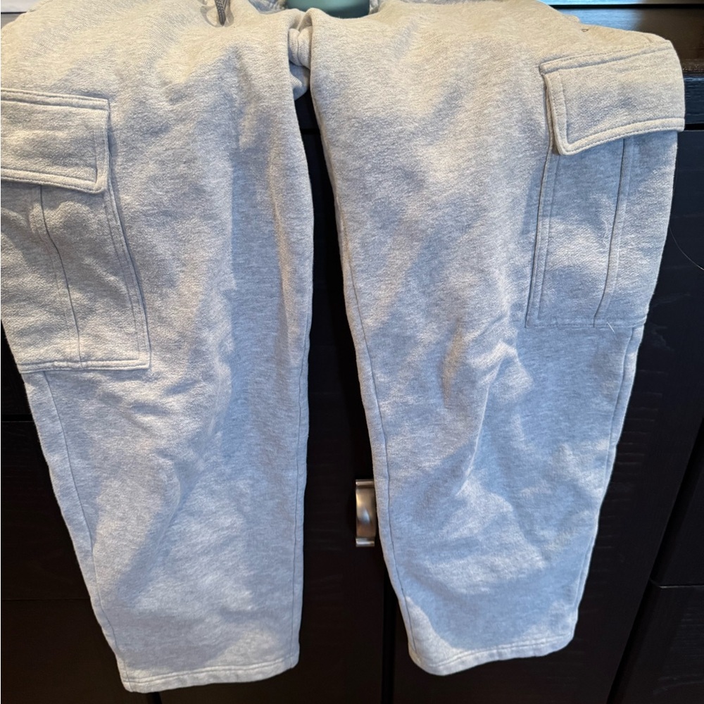 TNA Cozy Fleece Sweatpants - Light Gray